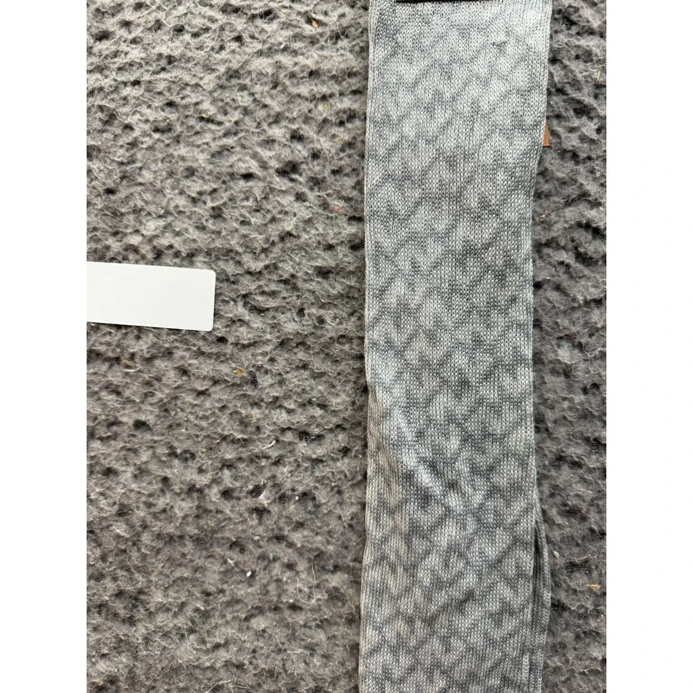 NWT Ermenegildo Zegna Helical Drop Knee Sock Melange Grey One Size Unisex